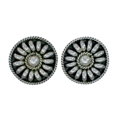 Genuine Sterling Silver Post Earrings X11093